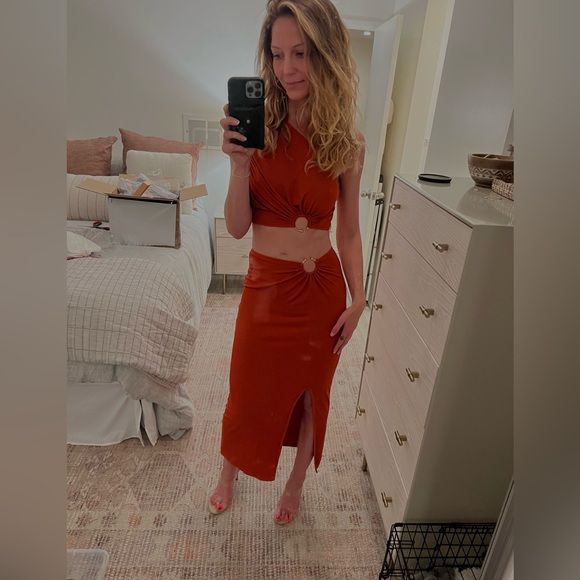 Hello Molly Rust Two-Piece Set - Picture 4 of 5